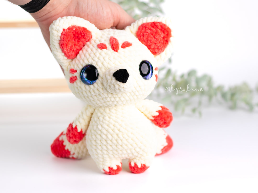 Kitsune Patterns Fox and Kitsune • PDF Easy Low Sew Amigurumi Pattern – Lyra Lune Designs
