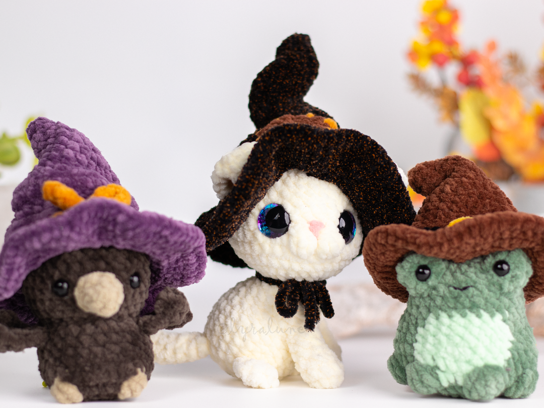Witchling Familiars • PDF Easy Low Sew Amigurumi Pattern