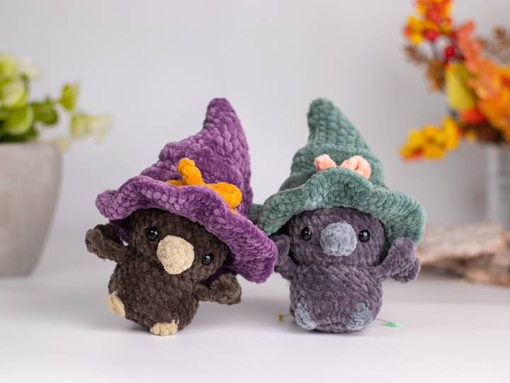 Witchling Familiars • PDF Easy Low Sew Amigurumi Pattern