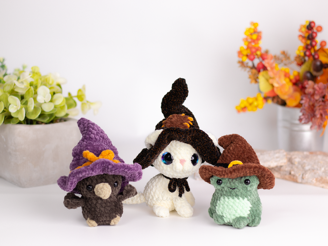Witchling Familiars • PDF Easy Low Sew Amigurumi Pattern