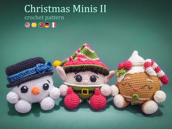 Christmas Minis II • PDF Amigurumi Pattern