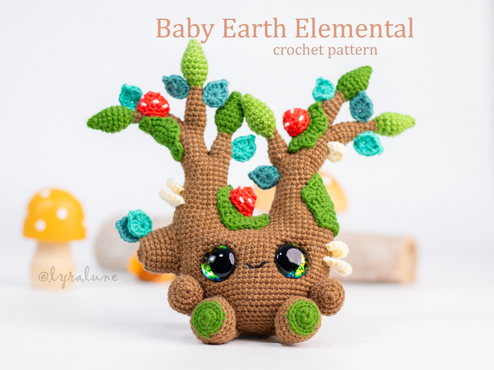 Baby Earth Elemental • PDF Amigurumi Pattern