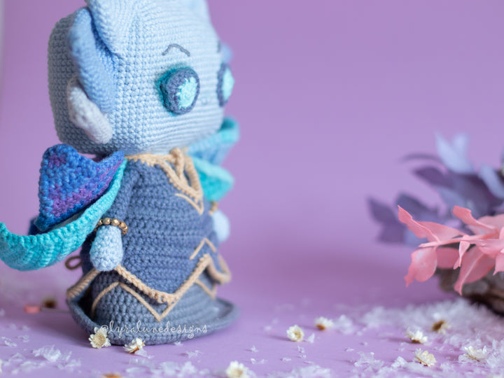Nix the Winter Fae • PDF Amigurumi Pattern