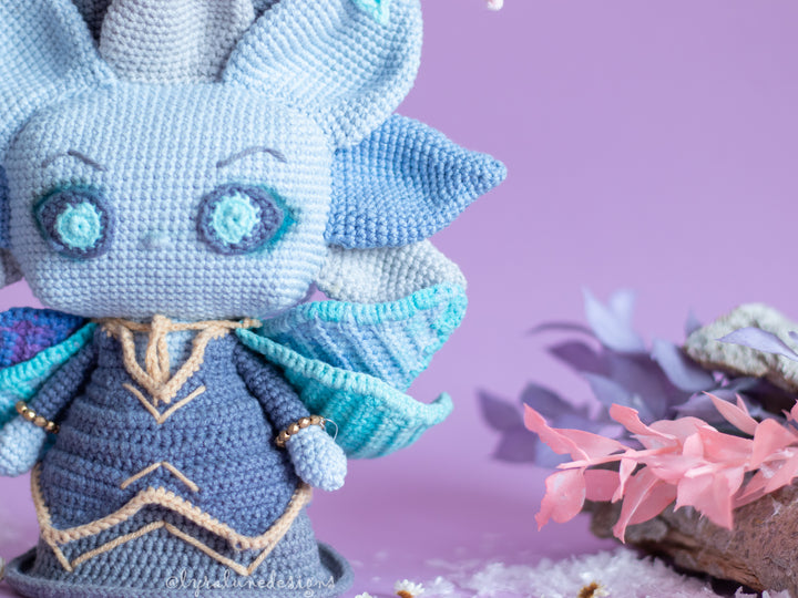 Nix the Winter Fae • PDF Amigurumi Pattern