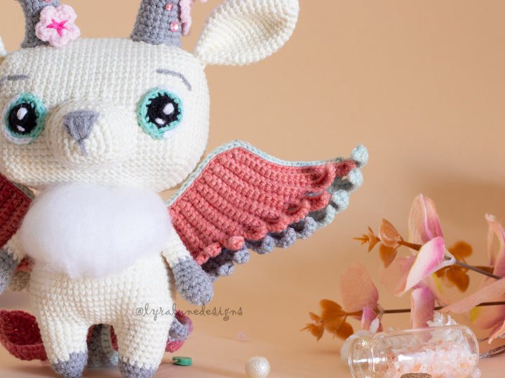 Dawn the Peryton • PDF Amigurumi Pattern