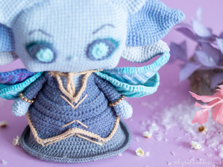 Nix the Winter Fae • PDF Amigurumi Pattern