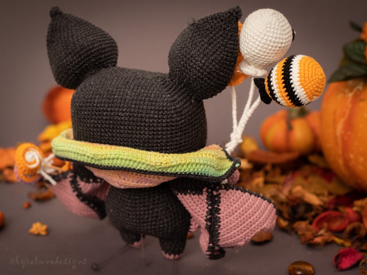 Shadow the Halloween Bat • PDF Amigurumi Pattern