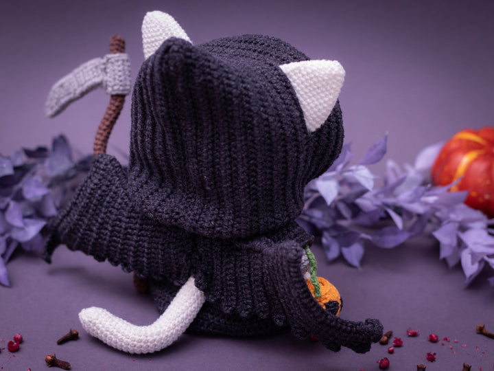 Grim Reaper Cat • PDF Amigurumi Pattern