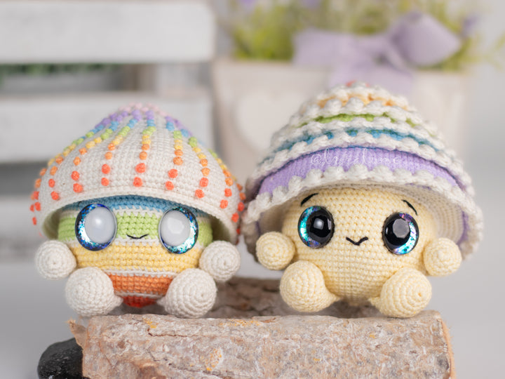 Rainbow Mushrooms • PDF Amigurumi Pattern