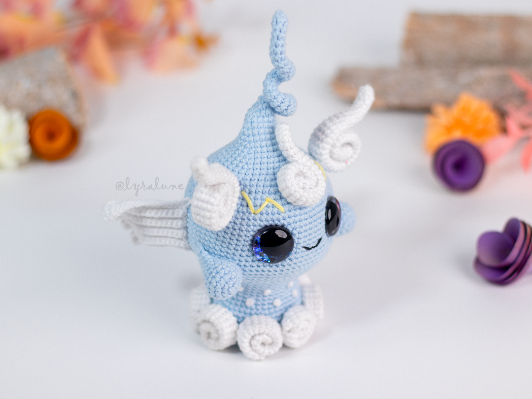Baby Air Elemental • PDF Amigurumi Pattern