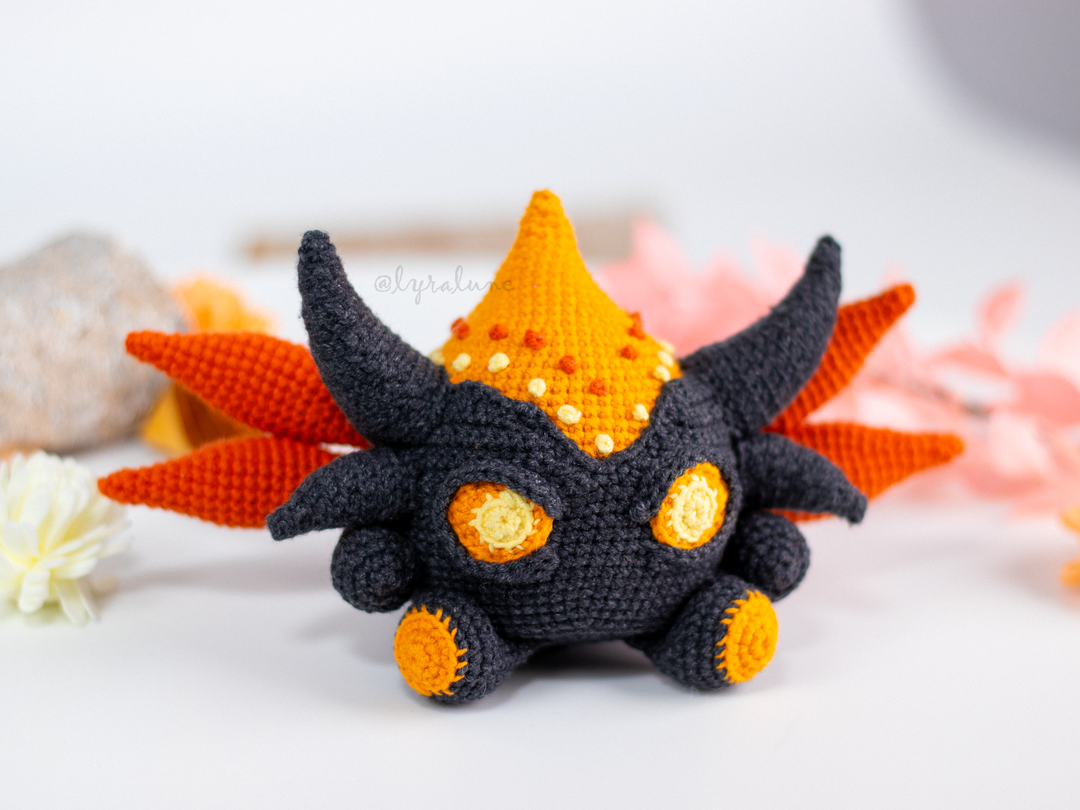 Baby Fire Elemental • PDF Amigurumi Pattern