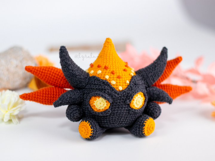 Baby Fire Elemental • PDF Amigurumi Pattern