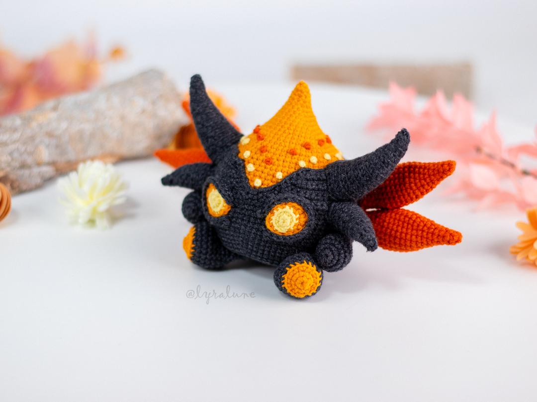 Baby Fire Elemental • PDF Amigurumi Pattern