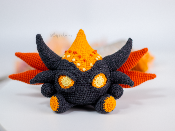 Baby Fire Elemental • PDF Amigurumi Pattern