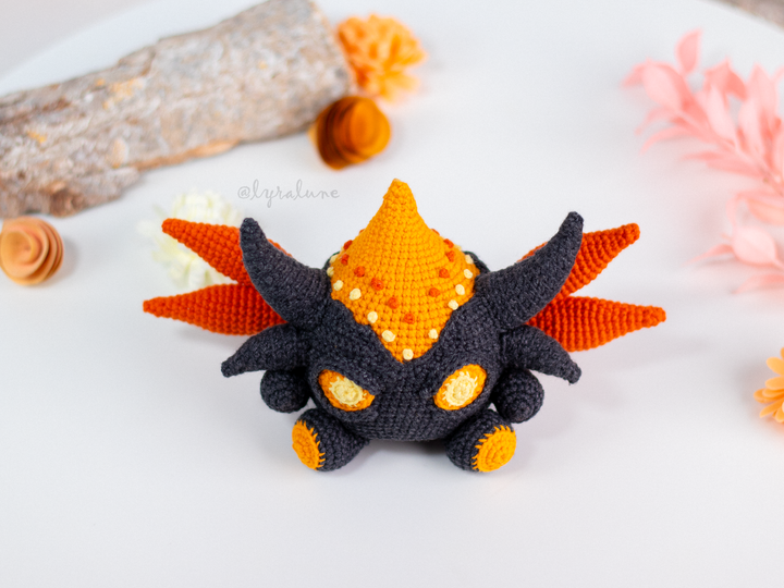 Baby Fire Elemental • PDF Amigurumi Pattern