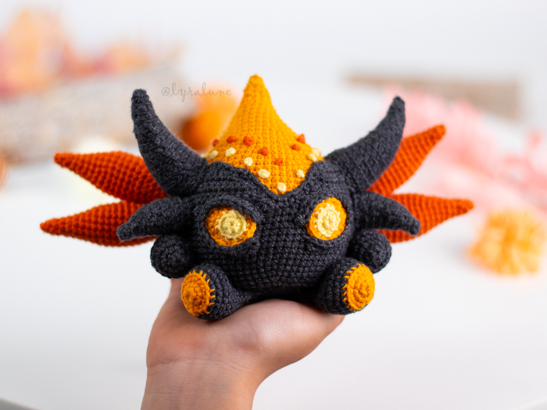 Baby Fire Elemental • PDF Amigurumi Pattern