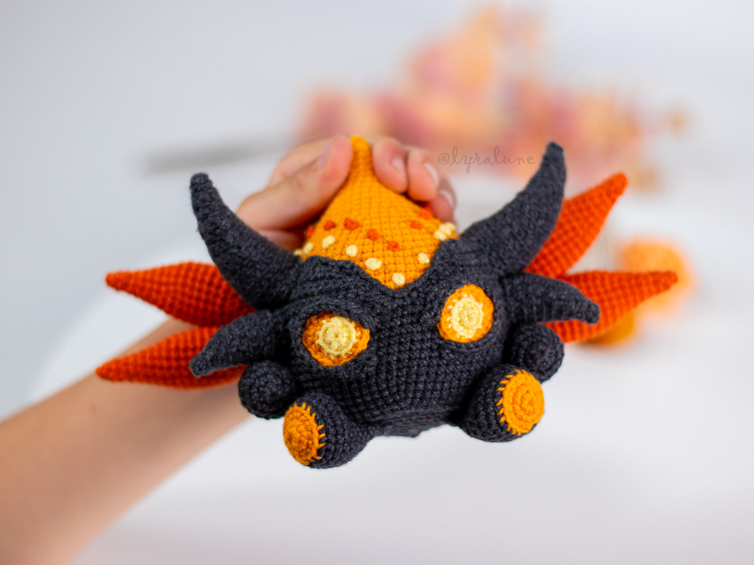 Baby Fire Elemental • PDF Amigurumi Pattern