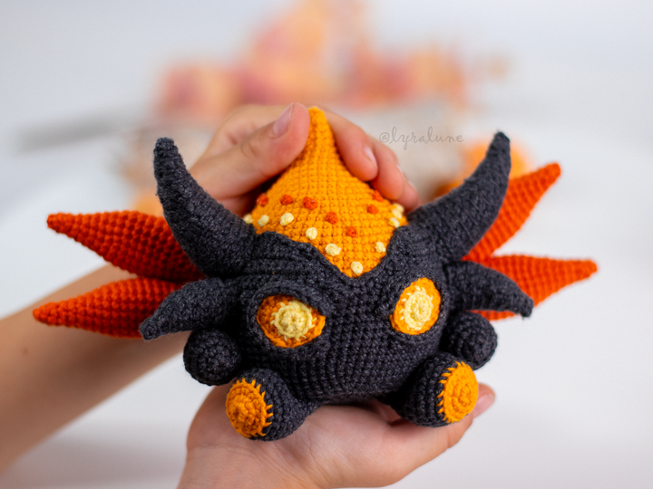 Baby Fire Elemental • PDF Amigurumi Pattern