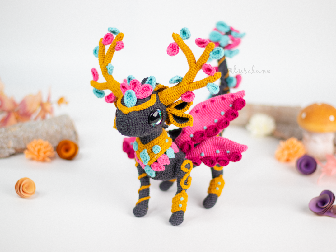 Aveline the Sylvan Dragon • PDF Amigurumi Pattern