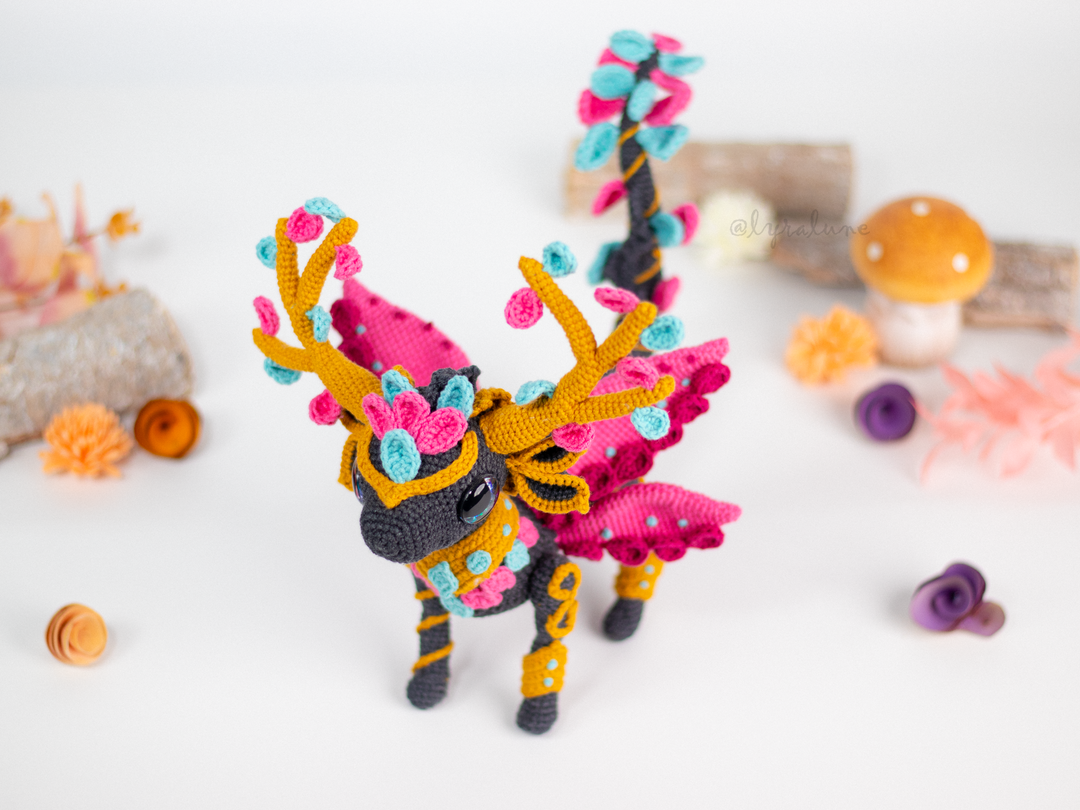 Aveline the Sylvan Dragon • PDF Amigurumi Pattern