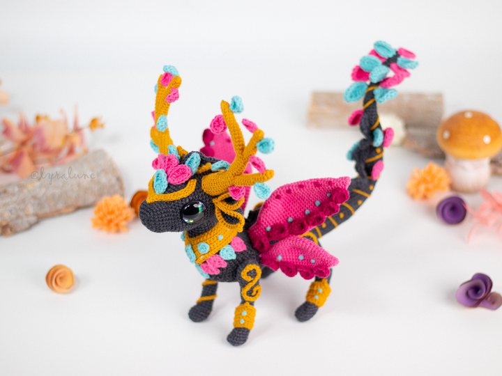Aveline the Sylvan Dragon • PDF Amigurumi Pattern