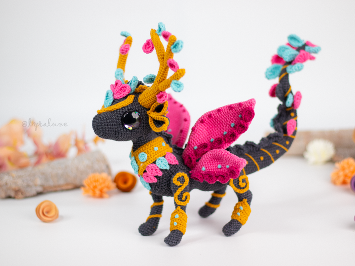Aveline the Sylvan Dragon • PDF Amigurumi Pattern