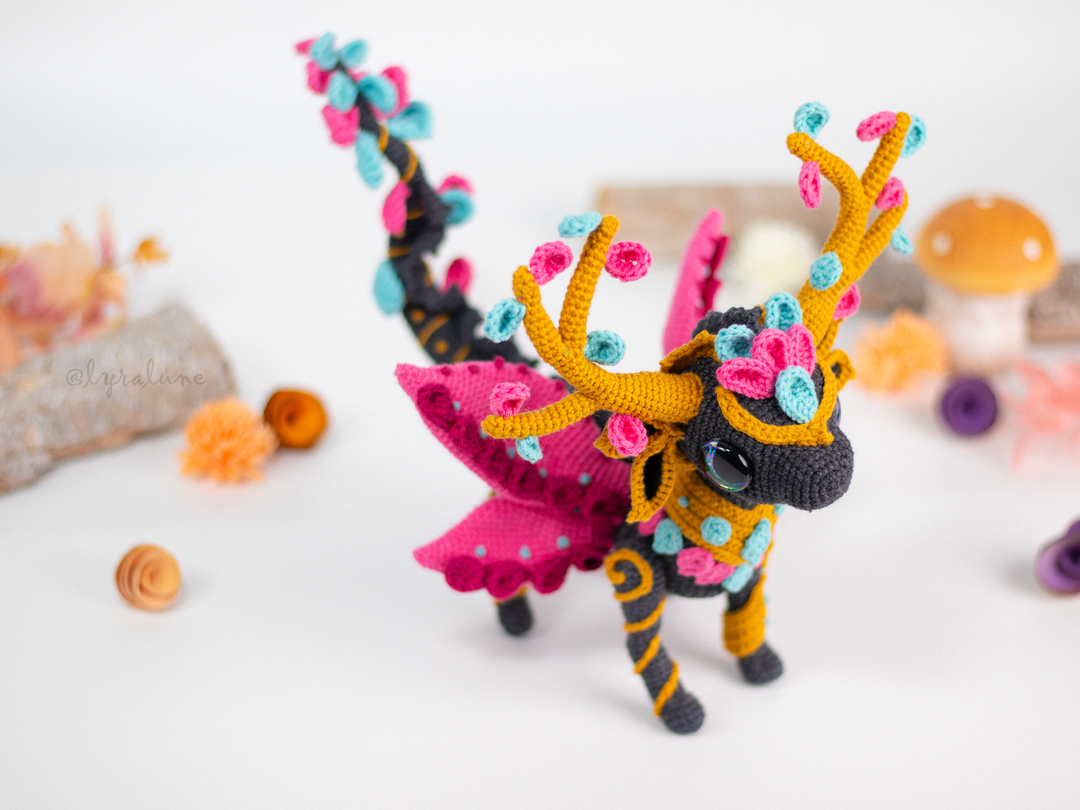 Aveline the Sylvan Dragon • PDF Amigurumi Pattern