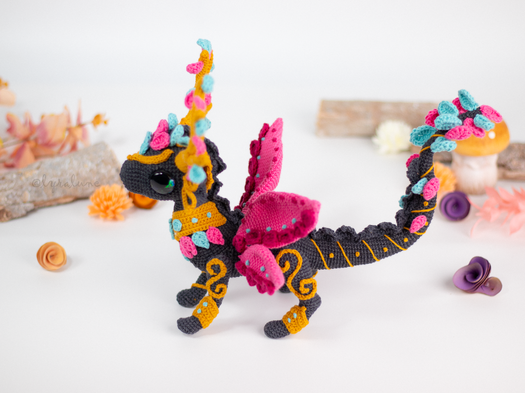 Aveline the Sylvan Dragon • PDF Amigurumi Pattern