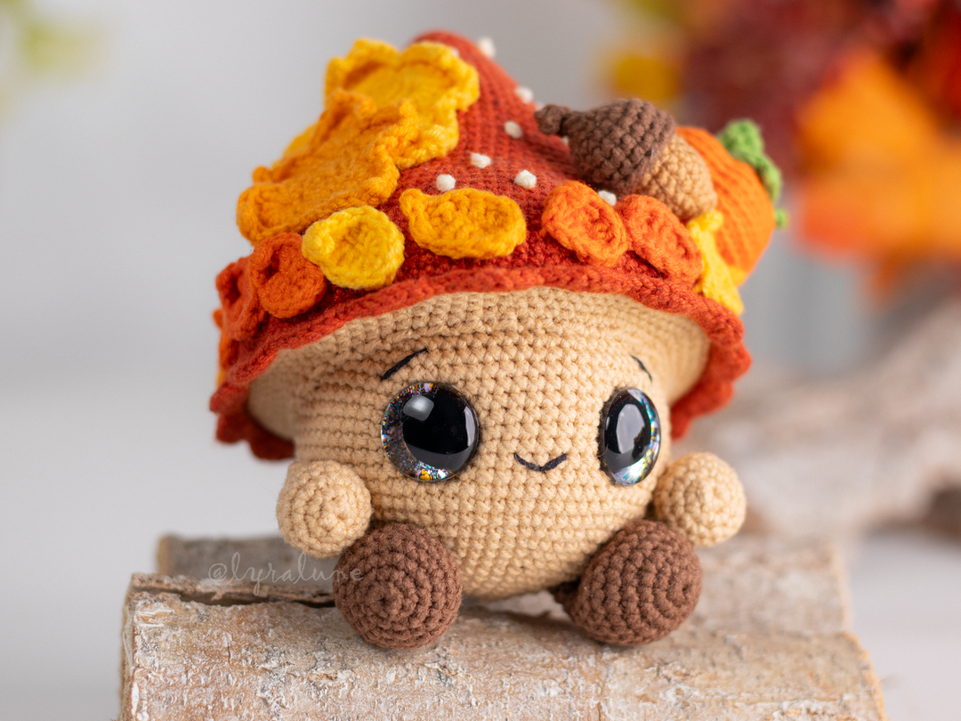 Autumn Mushrooms • PDF Amigurumi Pattern