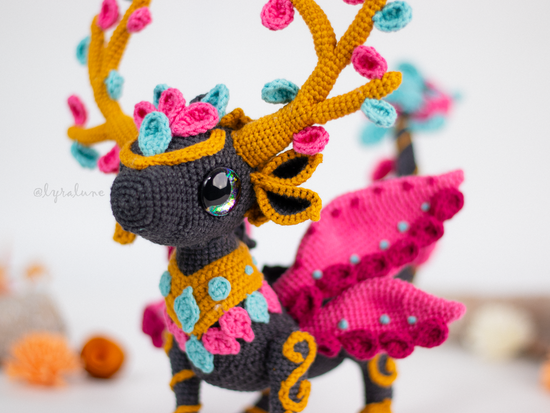 Aveline the Sylvan Dragon • PDF Amigurumi Pattern