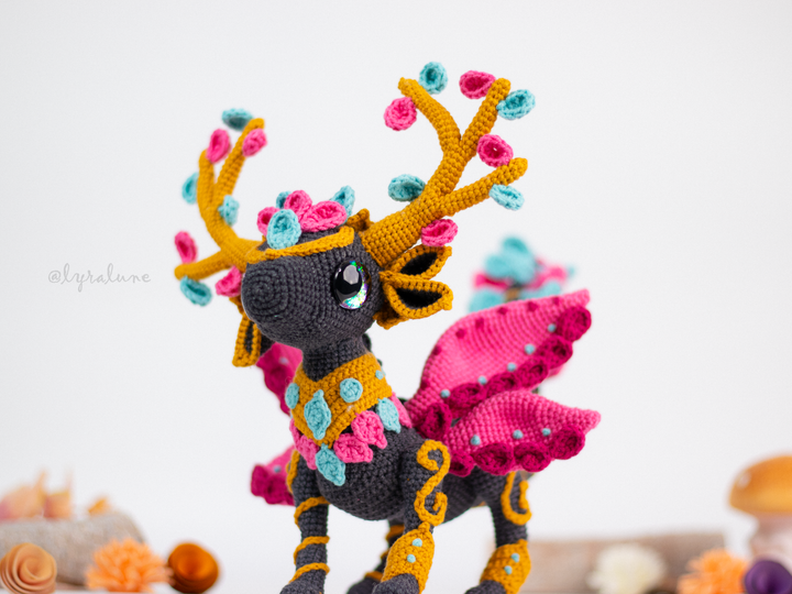 Aveline the Sylvan Dragon • PDF Amigurumi Pattern