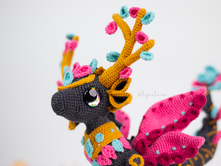 Aveline the Sylvan Dragon • PDF Amigurumi Pattern