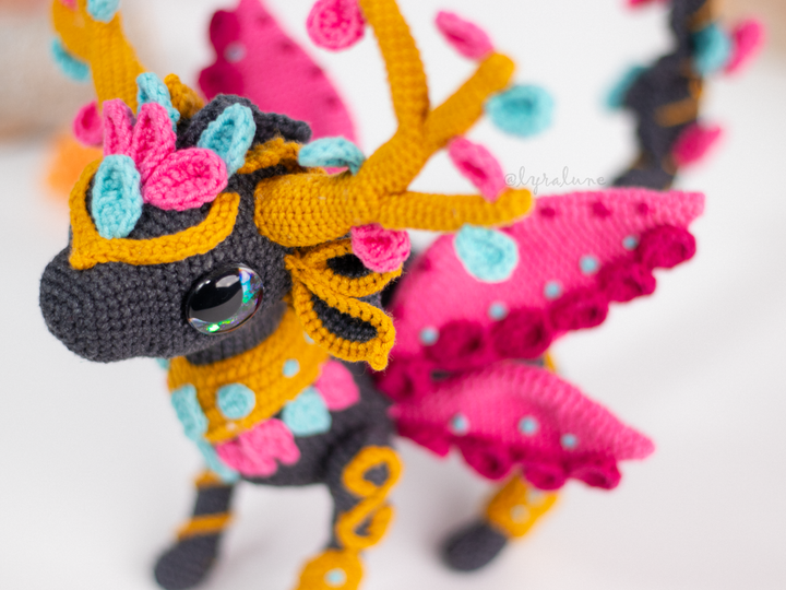 Aveline the Sylvan Dragon • PDF Amigurumi Pattern
