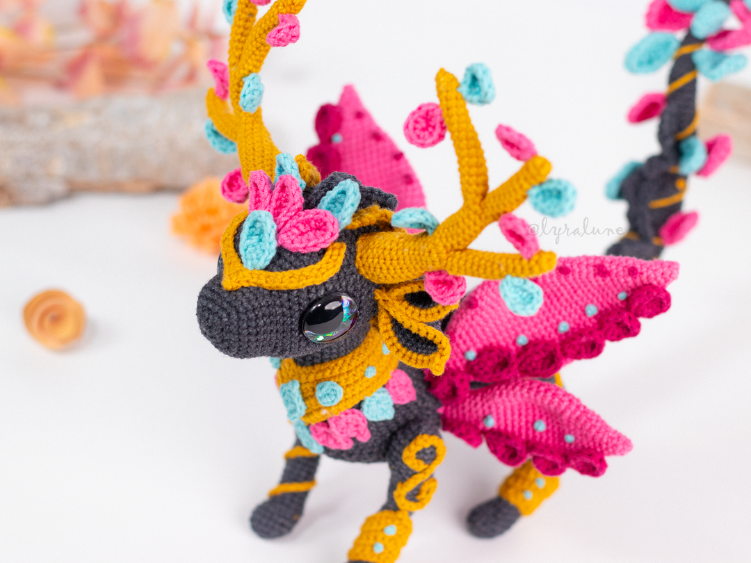 Aveline the Sylvan Dragon • PDF Amigurumi Pattern