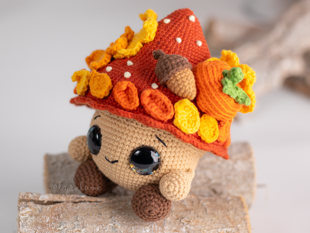 Autumn Mushrooms • PDF Amigurumi Pattern