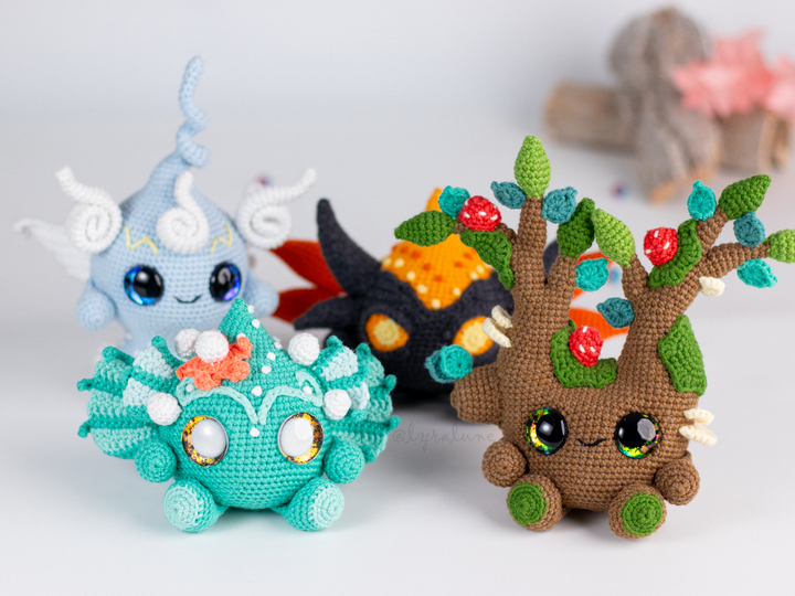 Baby Elementals Bundle • PDF Amigurumi Pattern