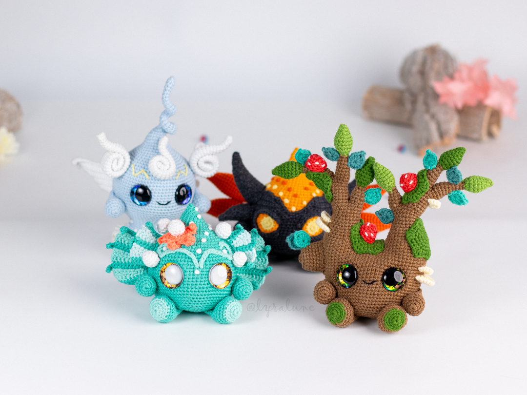 Baby Elementals Bundle • PDF Amigurumi Pattern