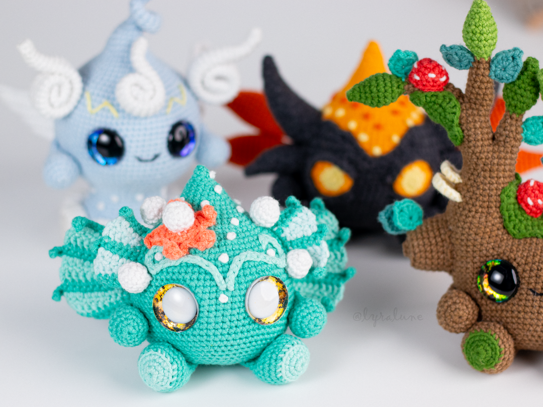 Baby Elementals Bundle • PDF Amigurumi Pattern