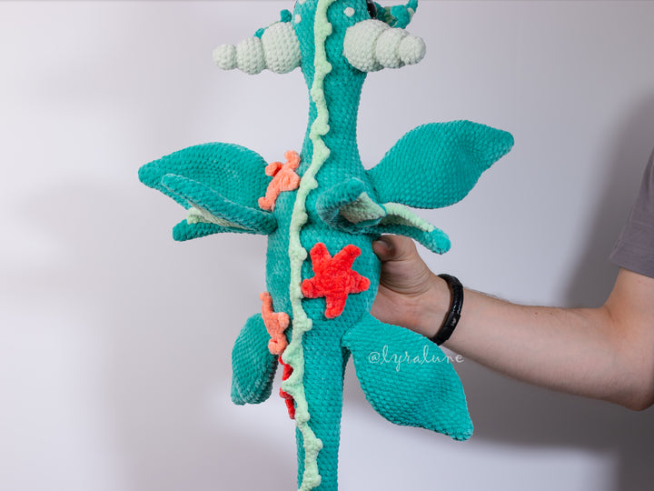 Water Dragon • PDF Easy Amigurumi Pattern