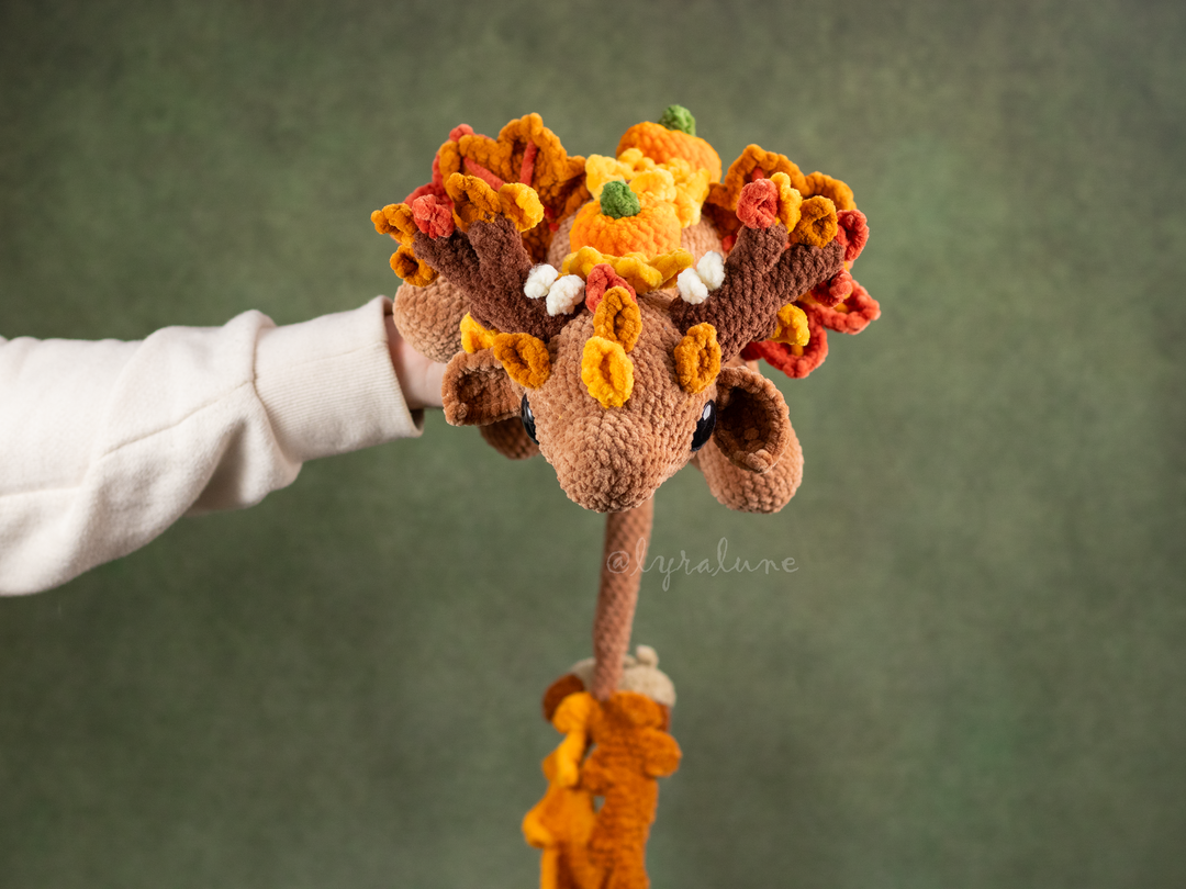 Autumn Earth Dragon • PDF Easy Amigurumi Pattern