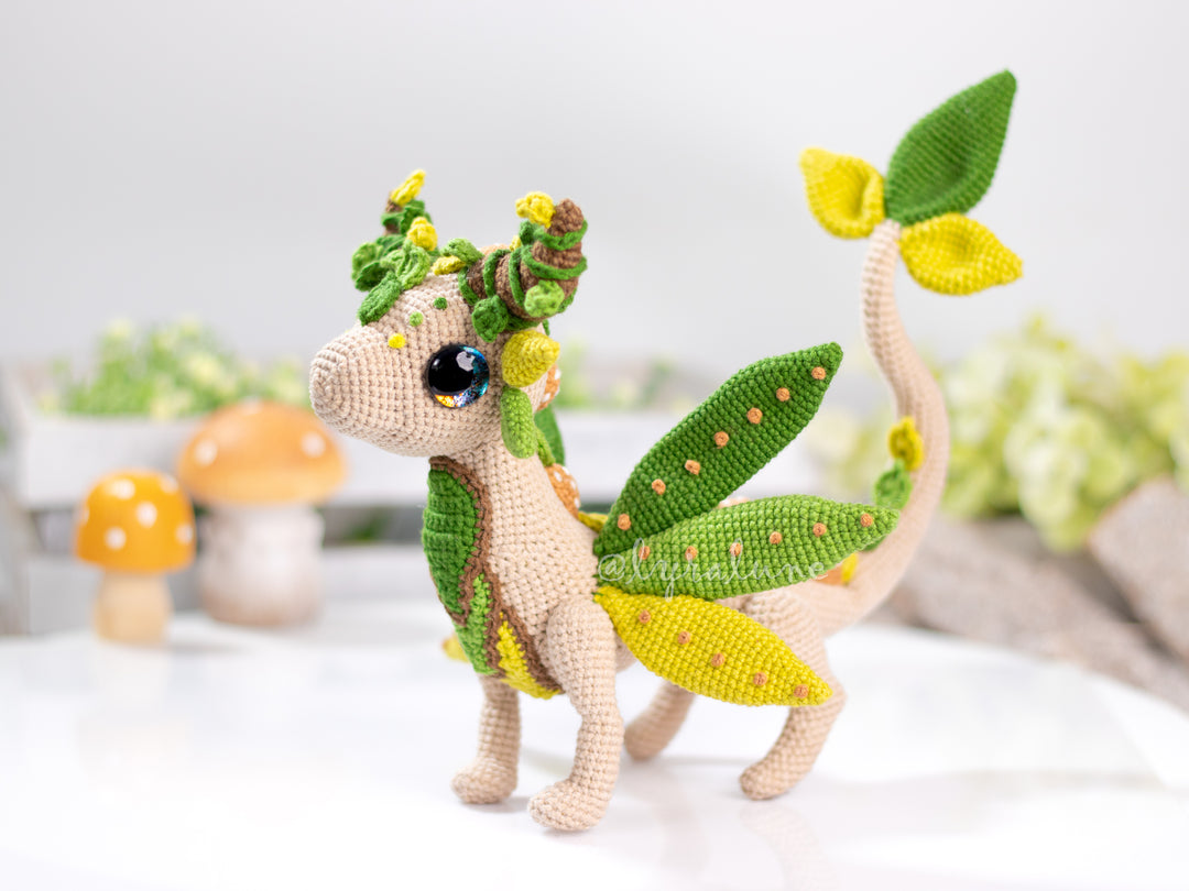 Rayna the Forest Dragon • PDF Amigurumi Pattern