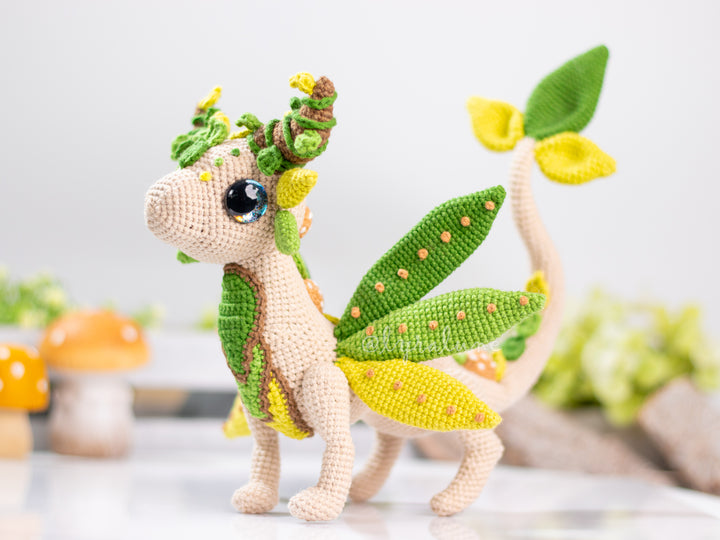 Rayna the Forest Dragon • PDF Amigurumi Pattern