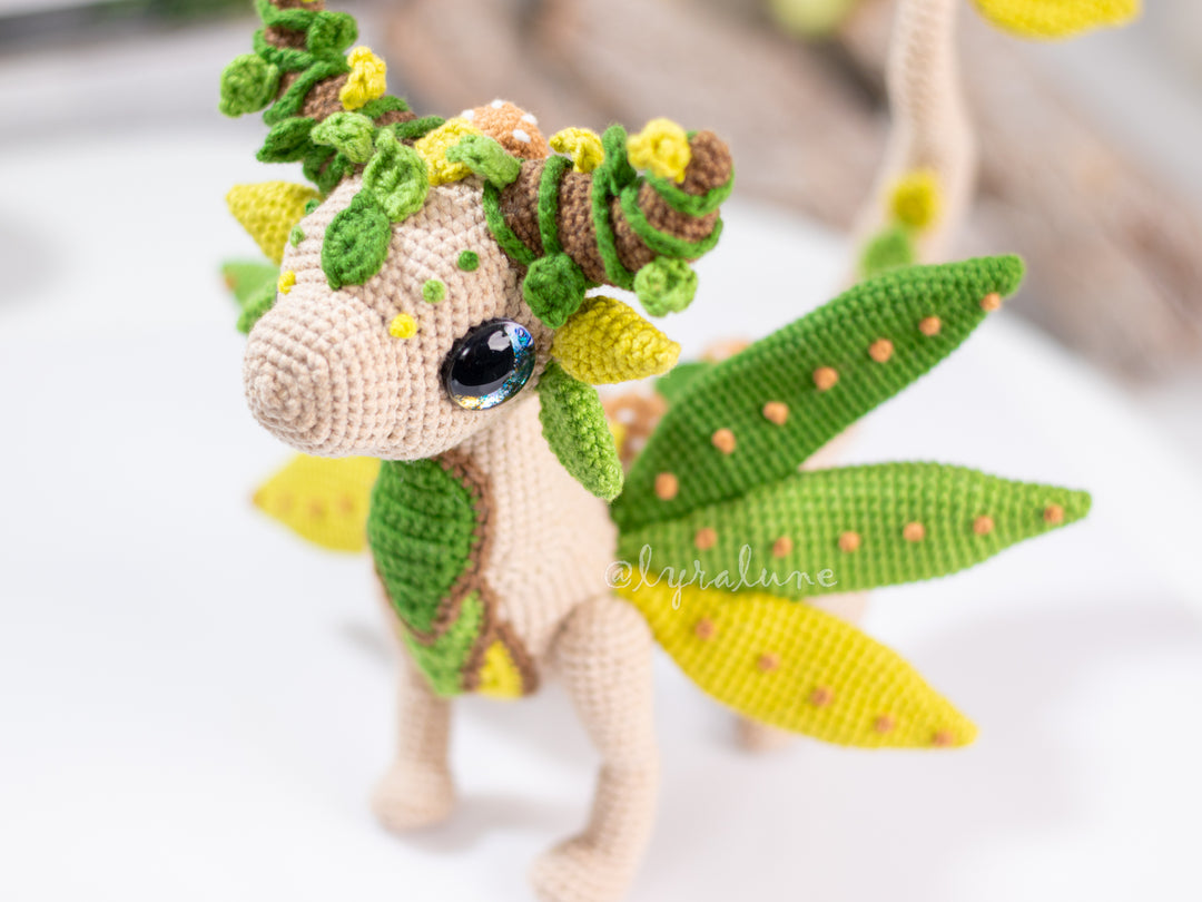 Rayna the Forest Dragon • PDF Amigurumi Pattern