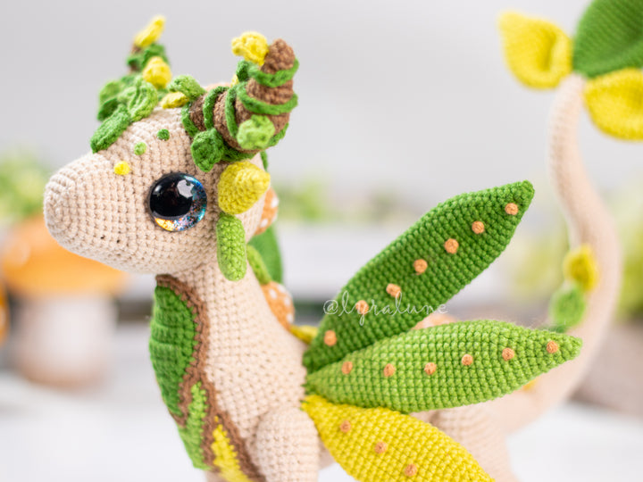 Rayna the Forest Dragon • PDF Amigurumi Pattern