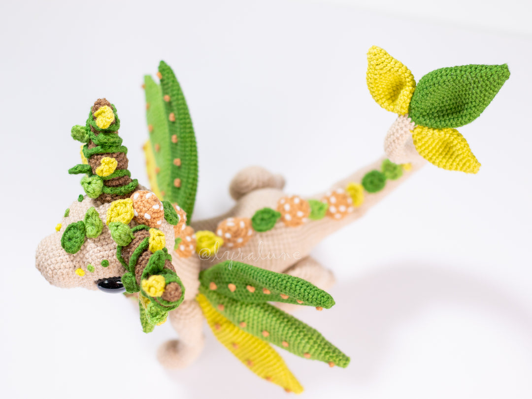 Rayna the Forest Dragon • PDF Amigurumi Pattern