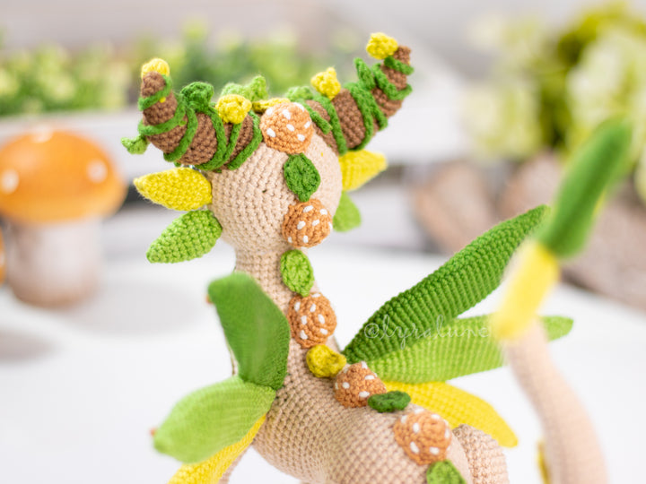 Rayna the Forest Dragon • PDF Amigurumi Pattern