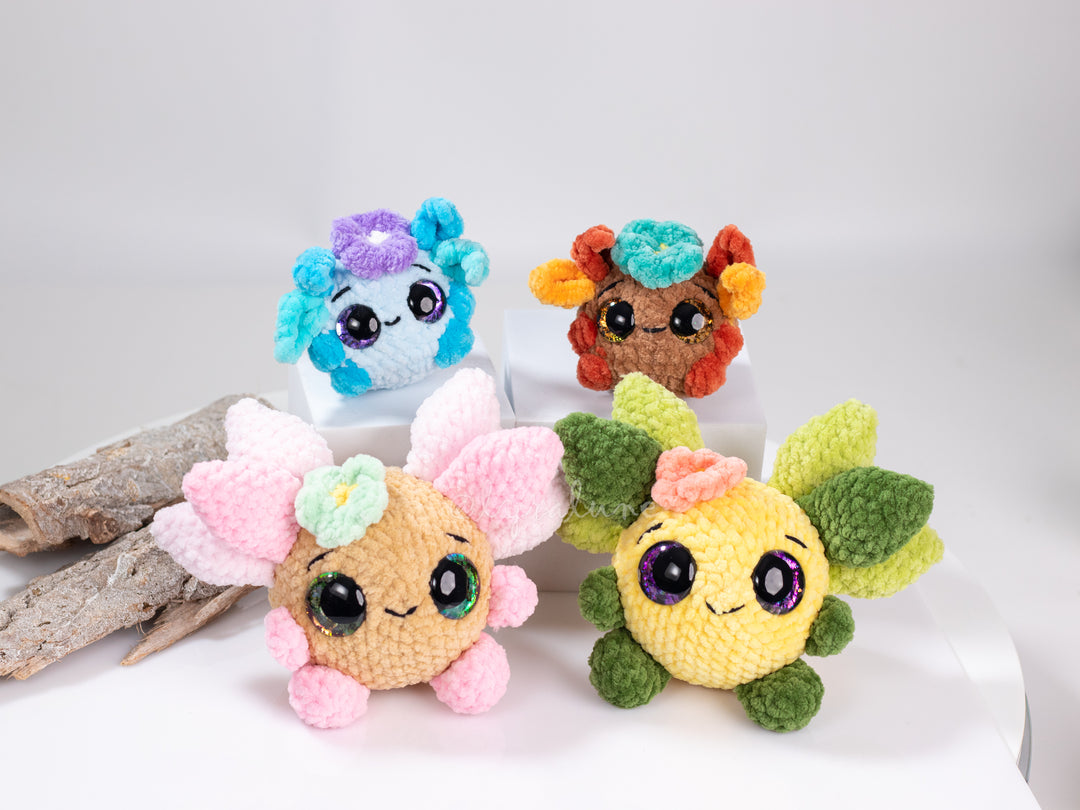 Forest Spirits • PDF Easy Low Sew Amigurumi Pattern