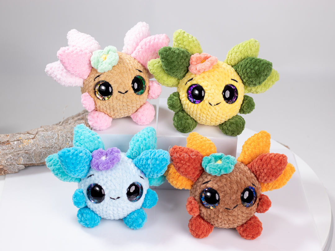 Forest Spirits • PDF Easy Low Sew Amigurumi Pattern