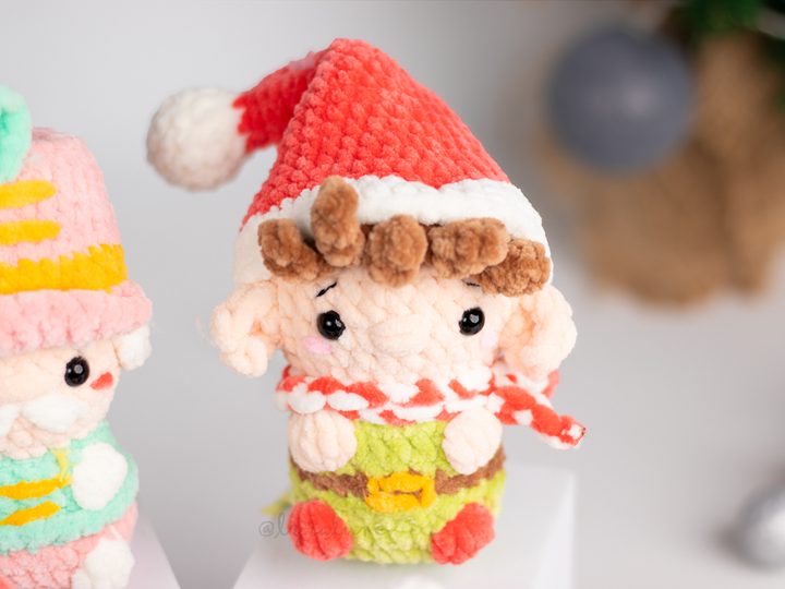 Christmas Minis Bundle • PDF Easy Low Sew Amigurumi Pattern