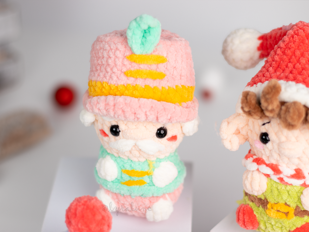 Christmas Minis Bundle • PDF Easy Low Sew Amigurumi Pattern